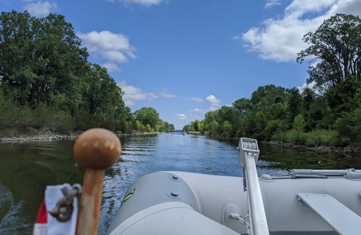 Murray Canal Westbound from Back of Boat