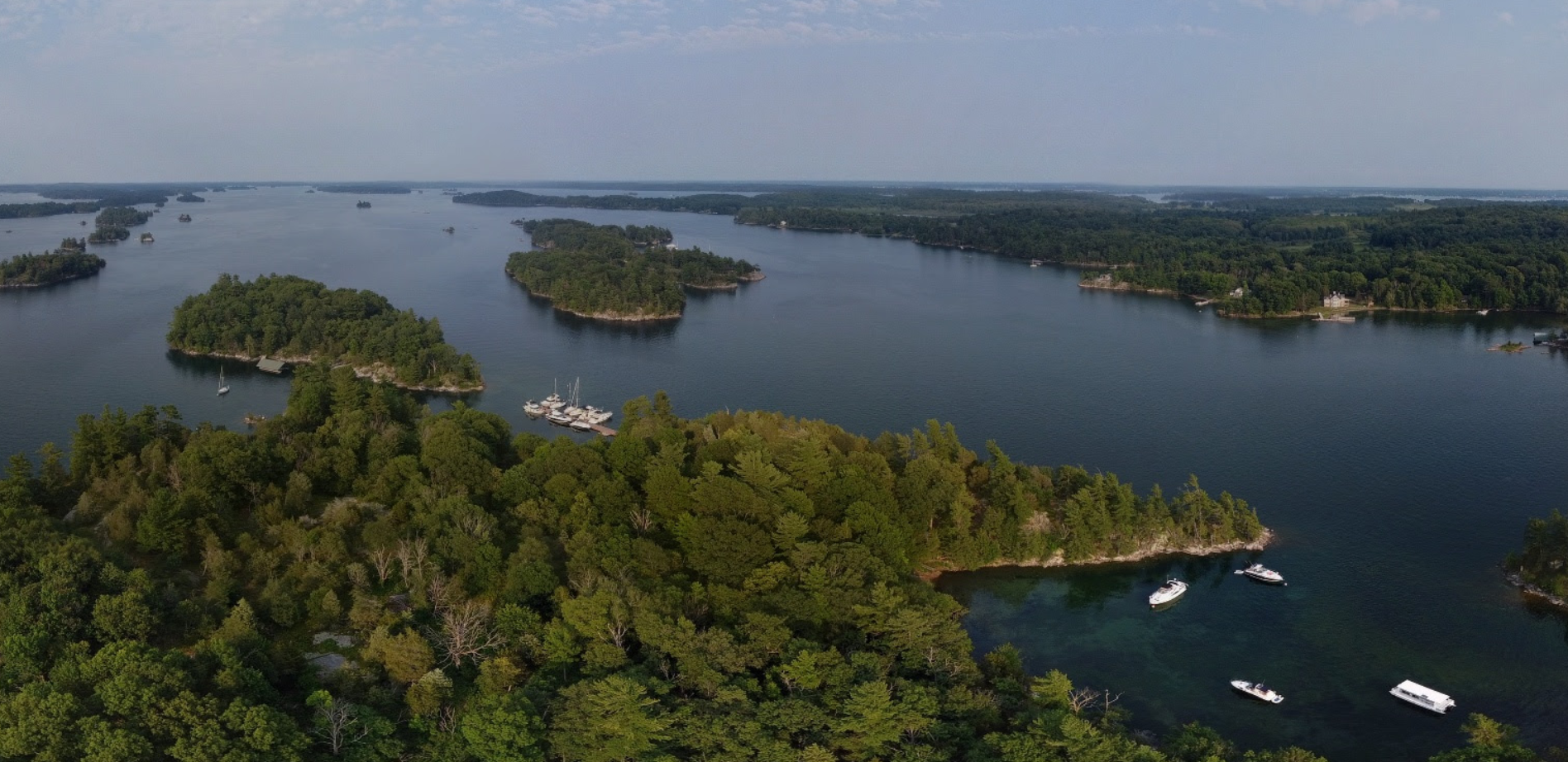 Camelot Island from Air